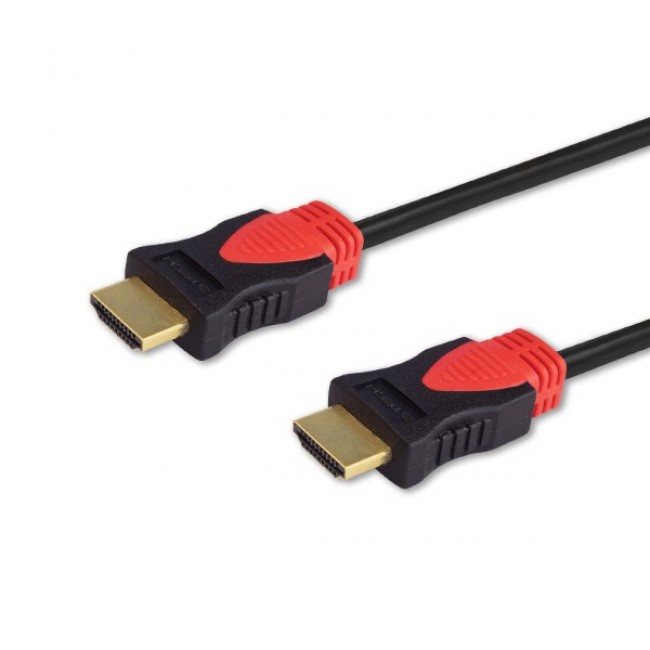 Savio CL-140 HDMI cable 7.5 m HDMI Type A (Standard) Black,Red