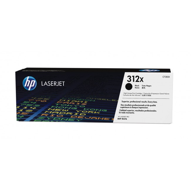 HP 312X High Yield Black LaserJet Toner Cartridge HP 312X High Yield Black LaserJet Toner Cartridge
