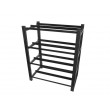 Battery frame for UPS 830x454 2 rows 4 levels 8 shelves black flat pack