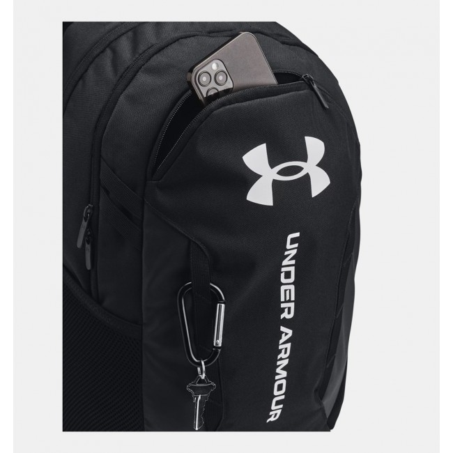 Under Armour UA Hustle 6.0 backpack Casual backpack Black Polyester Under Armour UA Hustle 6.0 backpack Casual backpack Black Polyester