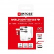 Adapter SKROSS Pro Light USB AC30PD World, white