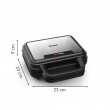 Tefal SW383D10 sandwich maker 700 W Black, Stainless steel
