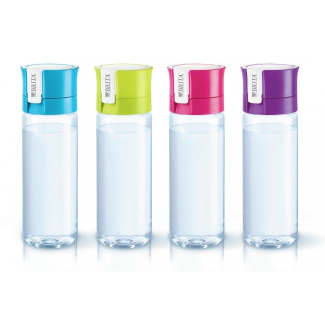 Filter Bottle Brita Fill&Go + 4 pc(s) filter cartridges (0,6l pink)