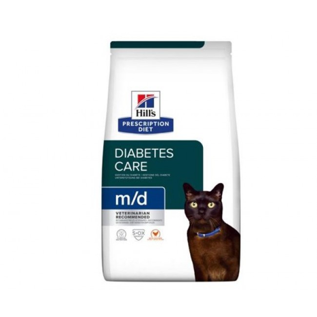 HILL'S PD M/D Diabetes Care Chicken - dry cat food - 3kg