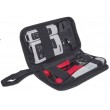 Intellinet 4-Piece Network Tool Kit, 4 Tool Network Kit Composed of LAN Tester, LSA punch down tool, Crimping Tool and Cut and Stripping tool Intellinet 4-Piece Network Tool Kit, 4 Tool Network Kit Composed of LAN Tester, LSA punch down tool, Crimping Tool and Cut and Stripping tool