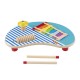Fisher-Price Wooden Musical Table with Percussion Instrument Toys, 3 Wood Pieces