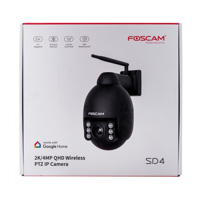 Foscam SD4-WB Dome IP security camera Outdoor 2304 x 1536 pixels Wall Foscam SD4-WB Dome IP security camera Outdoor 2304 x 1536 pixels Wall