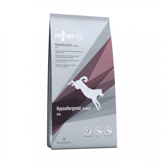TROVET Hypoallergenic Insect IPD - dry dog food - 10kg TROVET Hypoallergenic Insect IPD - dry dog food - 10kg