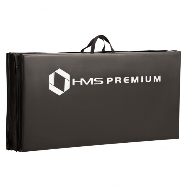 Folding gymnastics mattress black HMS Premium MGS01 Folding gymnastics mattress black HMS Premium MGS01