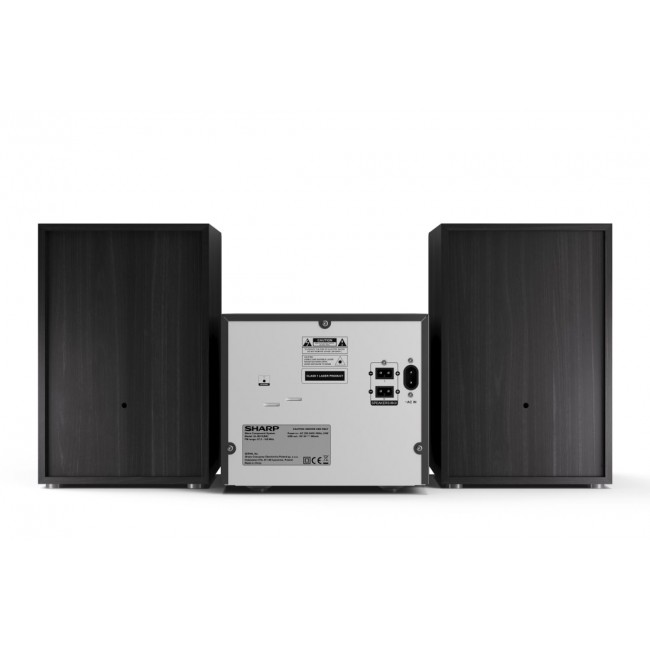 Sharp XL-B512(BK) Hi-Fi Micro System, CD/FM/USB/Bluetooth v5.0, 45W, Black Sharp | Hi-Fi Micro System | XL-B512(BK) | USB port | AUX in | Bluetooth | CD player | Black | FM radio | Wireless connection