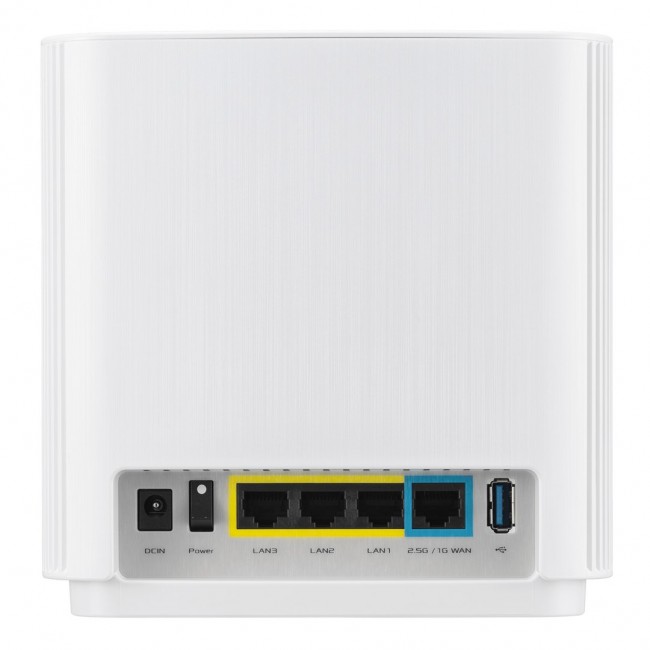 ASUS ZenWiFi AX (XT9) AX7800 2er Set Wei Tri-band (2.4 GHz / 5 GHz / 5 GHz) Wi-Fi 6 (802.11ax) White 4 Internal ASUS ZenWiFi AX (XT9) AX7800 2er Set Wei Tri-band (2.4 GHz / 5 GHz / 5 GHz) Wi-Fi 6 (802.11ax) White 4 Internal