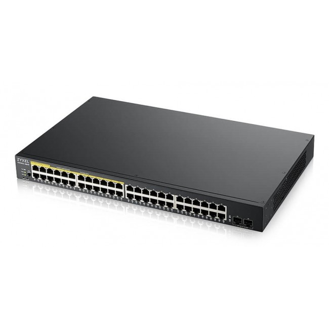 Zyxel GS1900-48HPv2 Managed L2 Gigabit Ethernet (10/100/1000) Power over Ethernet (PoE) Black Zyxel GS1900-48HPv2 Managed L2 Gigabit Ethernet (10/100/1000) Power over Ethernet (PoE) Black