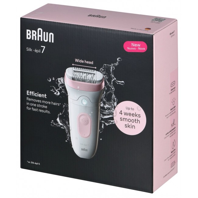 Braun Silk- pil 7 7-000 Pink, White