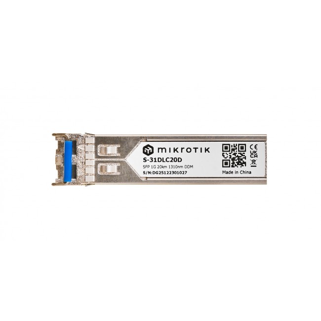 Mikrotik S-31DLC20D network transceiver module 1250 Mbit/s SFP 1310 nm