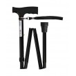 Folding walking stick ACTIONMED black