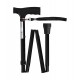 Folding walking stick ACTIONMED black