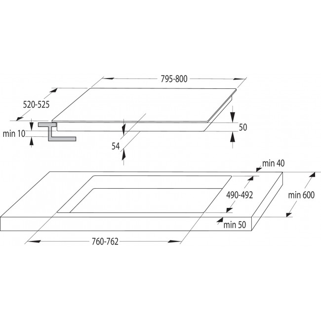 Gorenje Induktionsh ll GI8432BSCWF