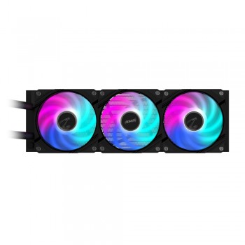 GIGABYTE AORUS WATERFORCE II 360 AIO Liquid CPU Cooler - 3x120mm ARGB Fans, slide-in interlocking mechanism, DAISY-CHAIN, Intel LGA 1851 and AMD AM5 Compatible