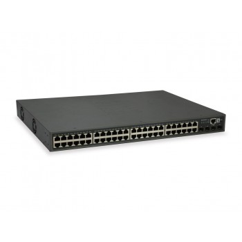 LevelOne 52-Port L3 Lite Managed Gigabit PoE Switch, 4 x 10GbE SFP+, 48 PoE Outputs, 400W PoE Power Budget