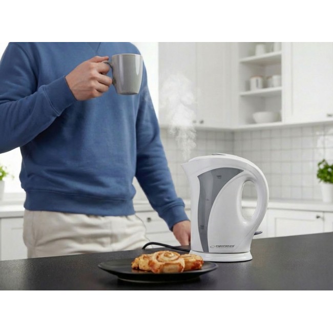 Esperanza EKK018E Electric kettle 1.7 L, White / Gray