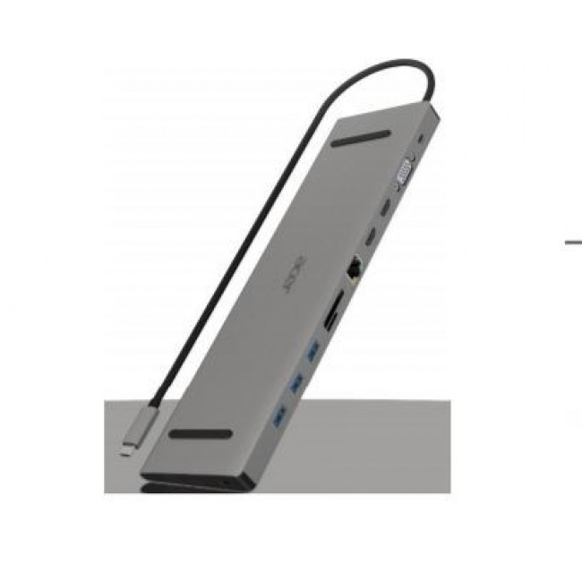Acer ACG-DCK-C-1 Wired USB 3.2 Gen 1 (3.1 Gen 1) Type-C Grey