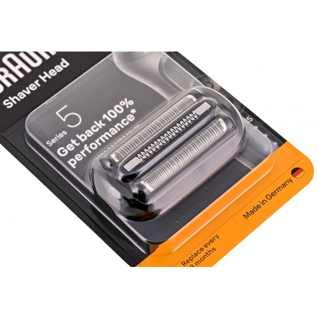 BRAUN Series 5 black electric shaver replacement head, 54B