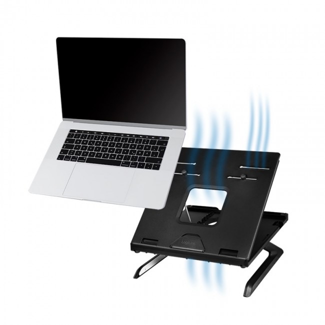 LogiLink AA0133 laptop stand Black 40.6 cm (16