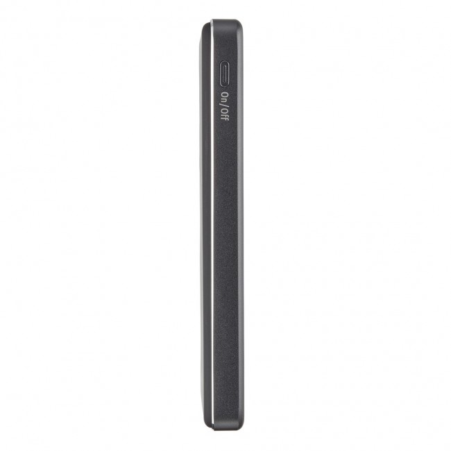Intenso MW5000 Magnetic Power Bank 5000 mAh MagSafe Compatible, 15W Wireless Charging, 20W USB-C PD, Slim & Compact Tested in Germany Gray