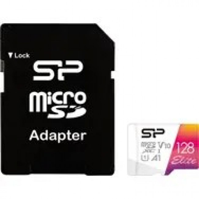 Silicon Power Elite 128 GB MicroSDXC UHS-I Class 10