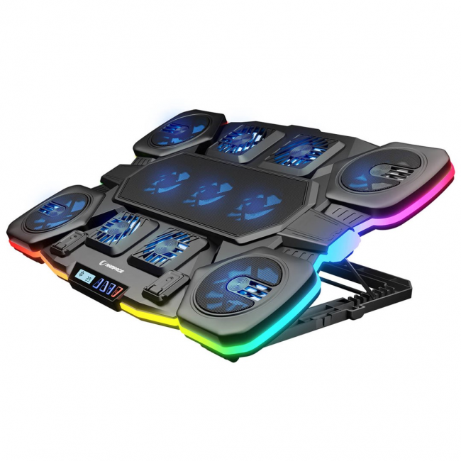 RAMPAGE GAMING GLACIER LAPTOP COOLING STAND black