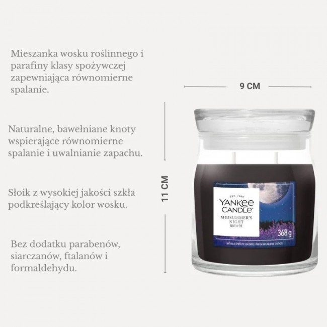 Scented Candle YANKEE CANDLE MIDSUMMER'S NIGHT 368 g medium