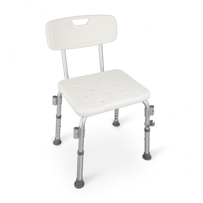 Shower stool with backrest and handles Shower stool with backrest and handles