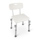 Shower stool with backrest and handles Shower stool with backrest and handles