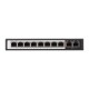 Extralink PoE Switch CERES 8x 100Mb/s PoE/PoE+, 2x RJ45 Uplink 100Mb/s, 96W