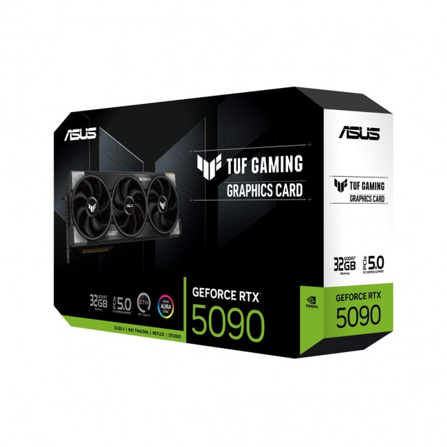ASUS TUF Gaming TUF-RTX5090-32G-GAMING NVIDIA GeForce RTX 5090 32 GB GDDR7 ASUS TUF Gaming TUF-RTX5090-32G-GAMING NVIDIA GeForce RTX 5090 32 GB GDDR7