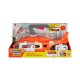Matchbox Action Drivers Rescue Helicopter,16-In Large-Scale Helicopter with 1:64 Scale Die-Cast Toy Ambulance