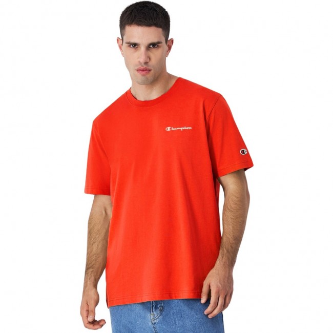 Men's T-shirt Champion SS Tee orange 220264 OS014 L