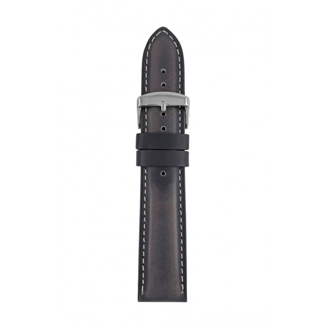 Leather strap Iron Annie blue, 22 mm Leather strap Iron Annie blue, 22 mm