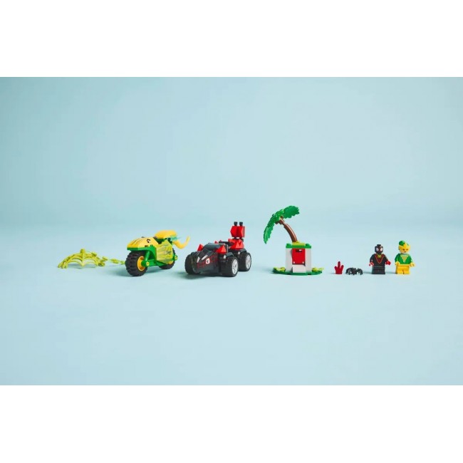 LEGO MARVEL 11198 Spin and Electro Dinosaur Vehicle Chase LEGO MARVEL 11198 Spin and Electro Dinosaur Vehicle Chase