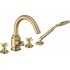 4-hole bathtub mixer with shower set