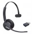 Yealink WH64 Hybrid Mono UC Headset Wireless Head-band Office/Call center Micro-USB Bluetooth Black