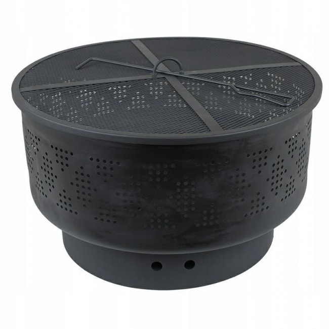 MASTER GRILL GARDEN FIRE PIT WITH SPARK PROTECTION 59cm