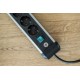 Brennenstuhl 1391030610 power extension 3 m 6 AC outlet(s) Indoor Black, Silver
