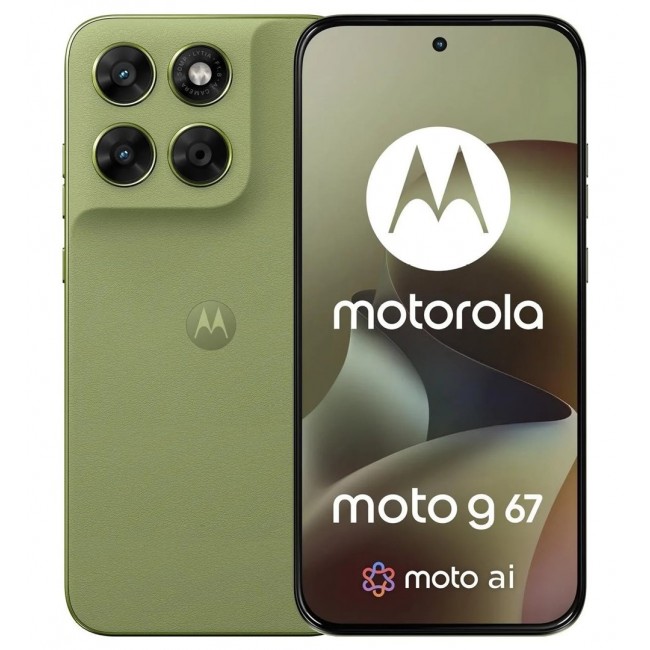 Motorola Moto G67 5G 8/256 GB smartphone in PANTONE Nile