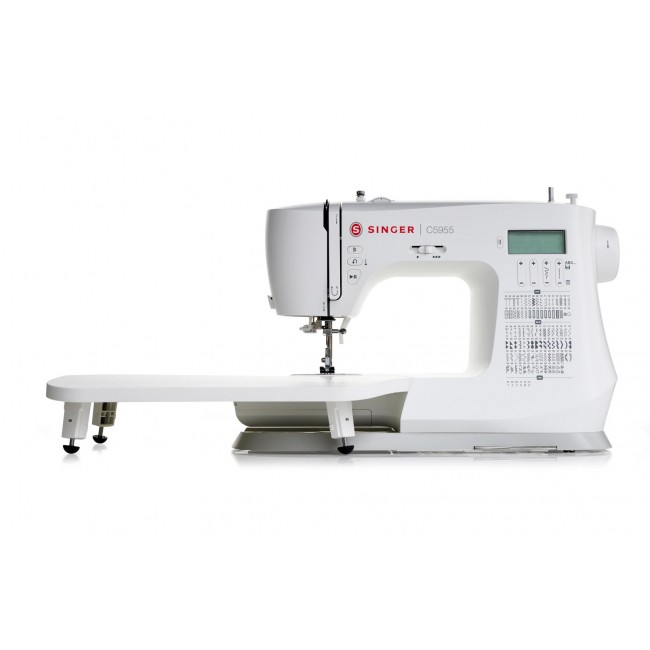 Singer Sewing Machine C5955 Number of stitches 417 Number of buttonholes 8 White Singer Sewing Machine C5955 Number of stitches 417 Number of buttonholes 8 White