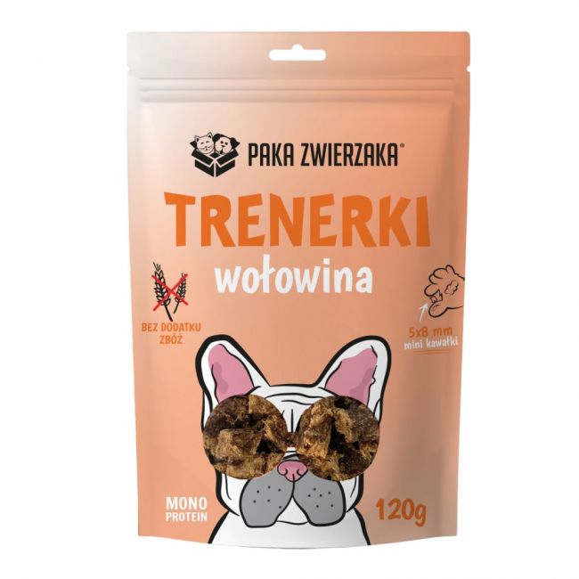 PAKA ZWIERZAKA Beef treats Mono - dog treat - 120g