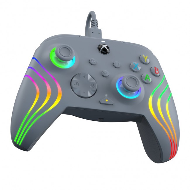 PDP Afterglow Wave Grey USB Gamepad Analogue / Digital PC, Xbox One, Xbox Series S, Xbox Series X