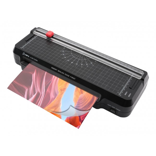 Olympia A 245 Combo Cold/hot laminator 300 mm/min Black