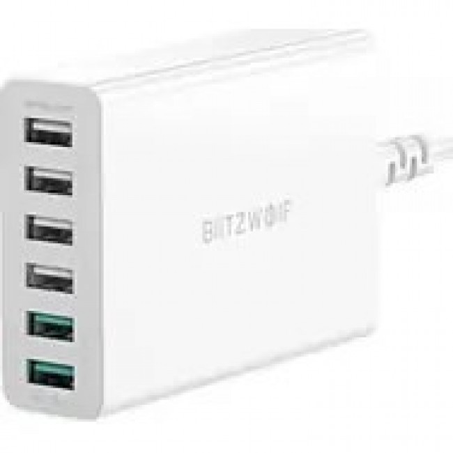BlitzWolf BW-S15 mobile device charger Universal White AC Fast charging Indoor