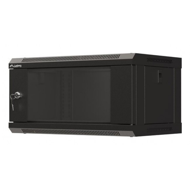 Lanberg WF03-5304-10B rack cabinet 4U Wall mounted rack Black